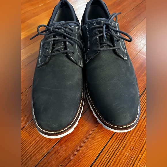 Johnston and Murphy Blue Suede Leather Oxford Shoes sz 8.5 NWOB main image 5